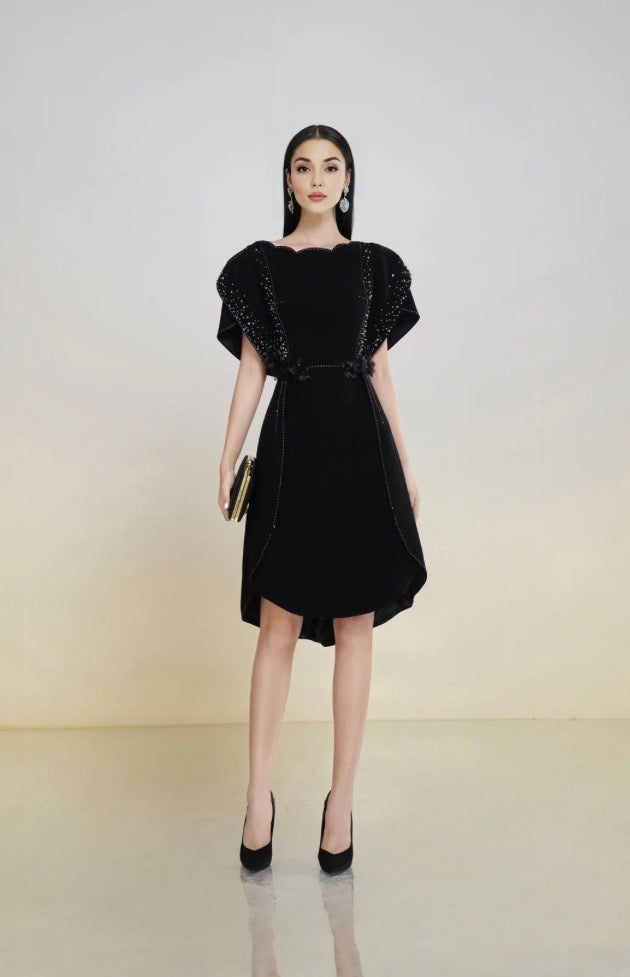 The Beaded Petal Dress