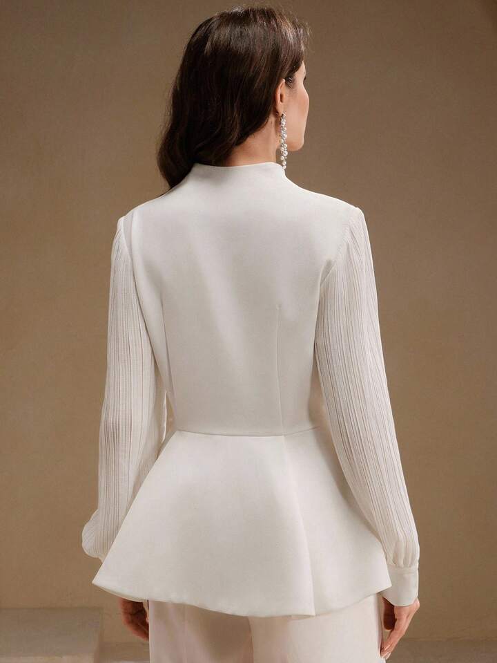 The Ethereal Peplum Suit