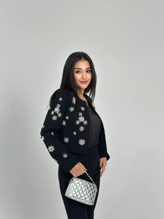 The Floral-Jeweled Flare Set