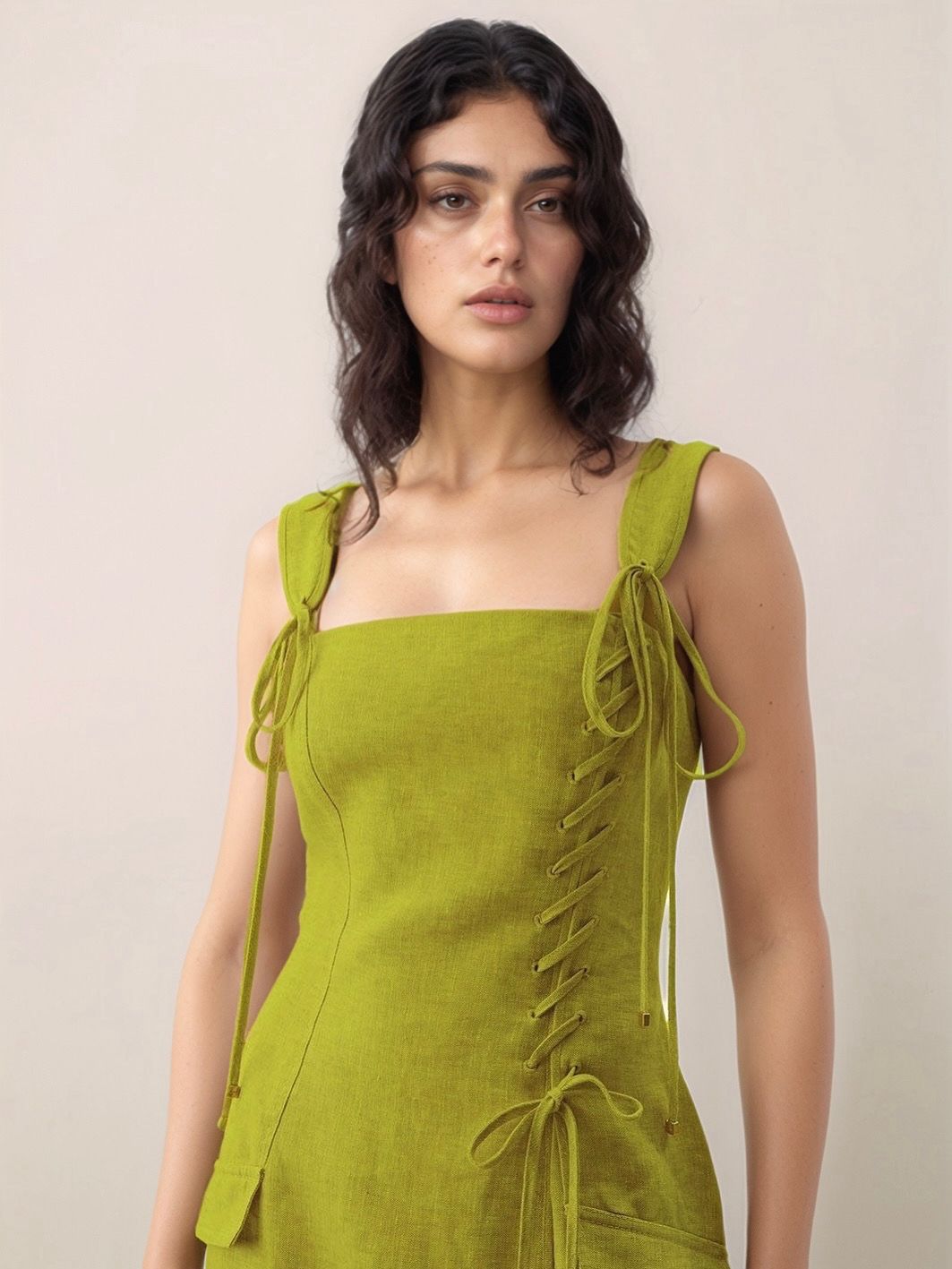 Lime Green Dress