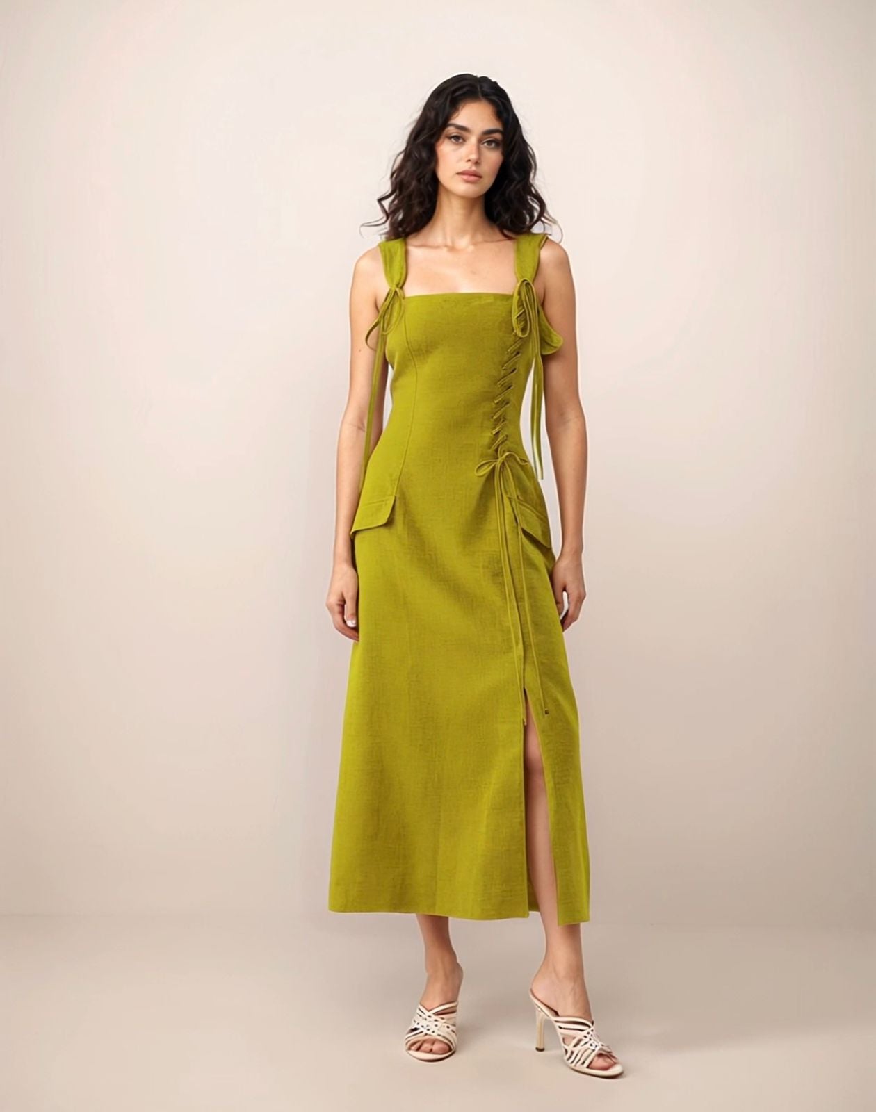 Lime Green Dress