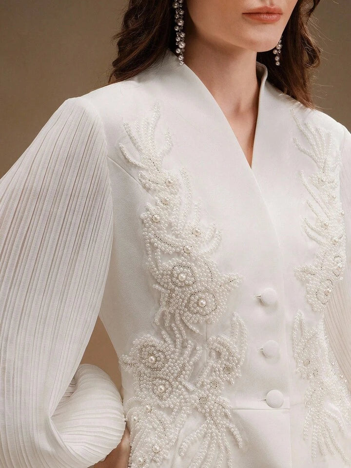 The Ethereal Peplum Suit